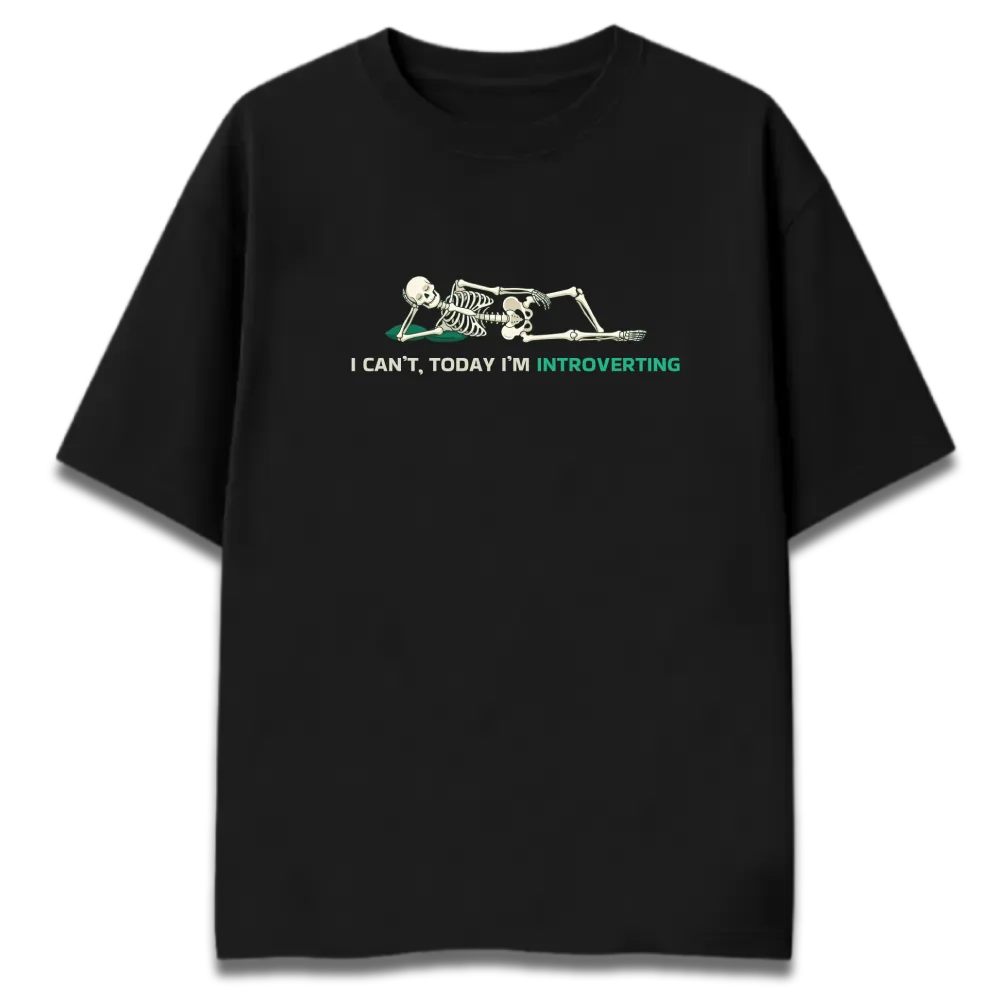 Oversized Graphic T-Shirt | Can't Today by Shruti Salve | Premium 260 GSM Cotton Streetwear India
