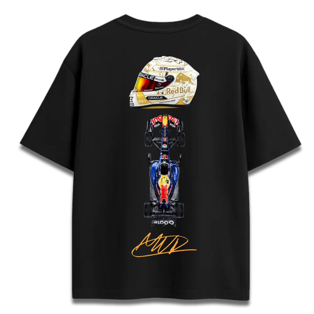 Oversized 260 GSM Max Verstappen 1 Premium F1 Streetwear T-Shirt