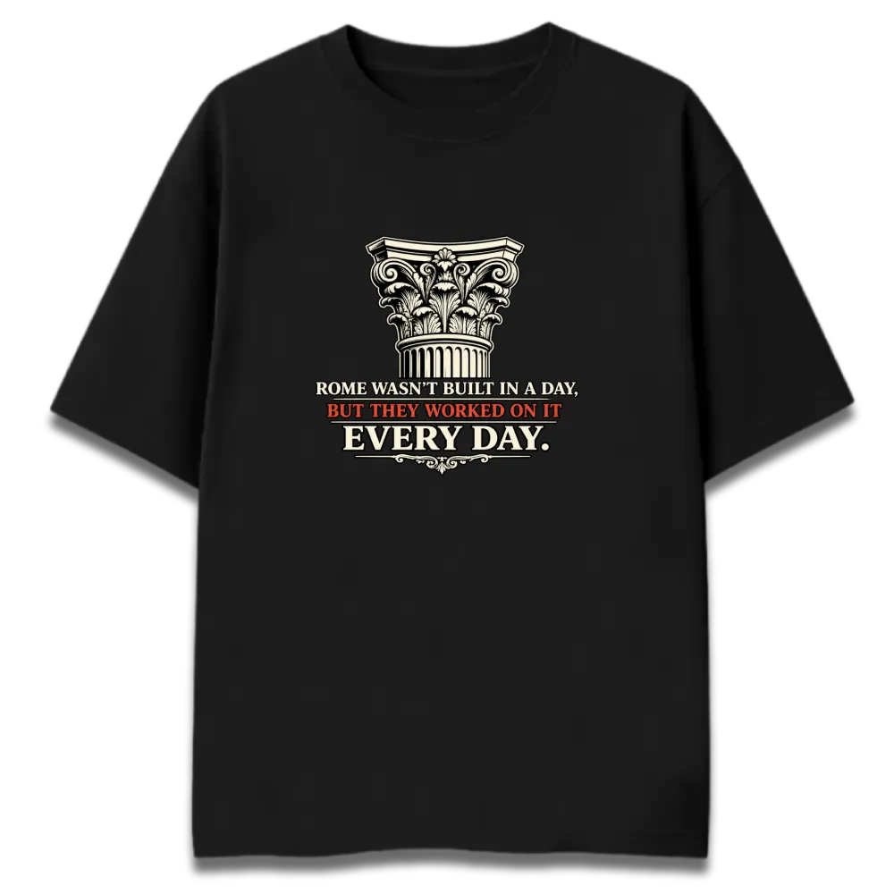 Oversized Graphic T-Shirt | Patience Is Power Design | Premium 260 GSM Cotton Streetwear India