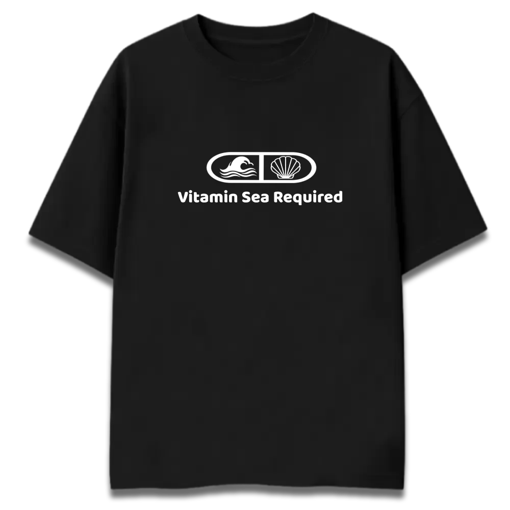 Oversized Graphic T-Shirt | Vitamin Sea Design | Premium 260 GSM Cotton Streetwear India