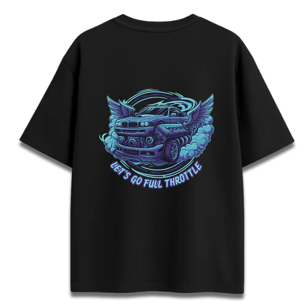 Oversized Graphic T-Shirt | Car Lover Design | Premium 260 GSM Cotton Streetwear India