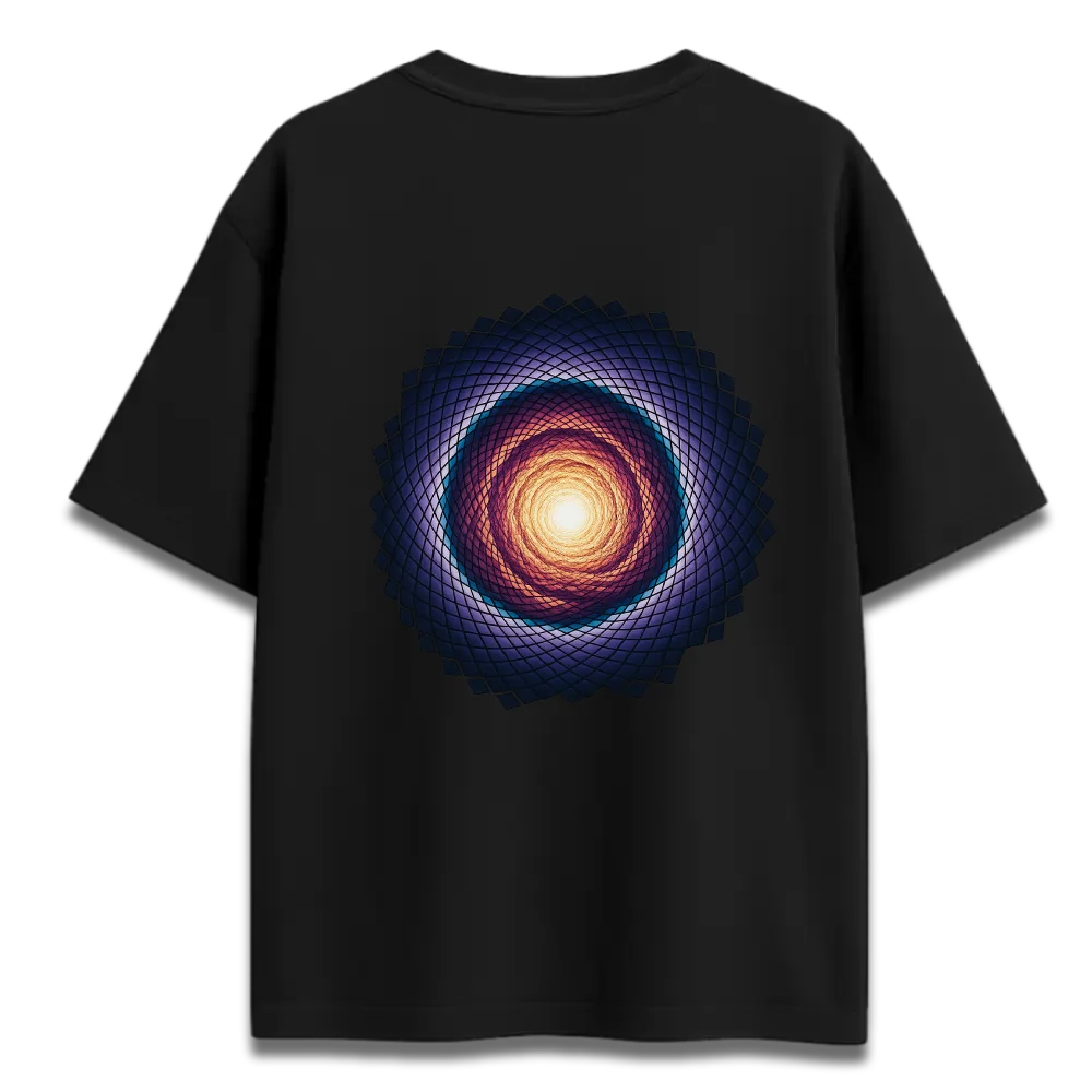 Oversized Graphic T-Shirt | Mandala Design | Premium 260 GSM Cotton Streetwear India