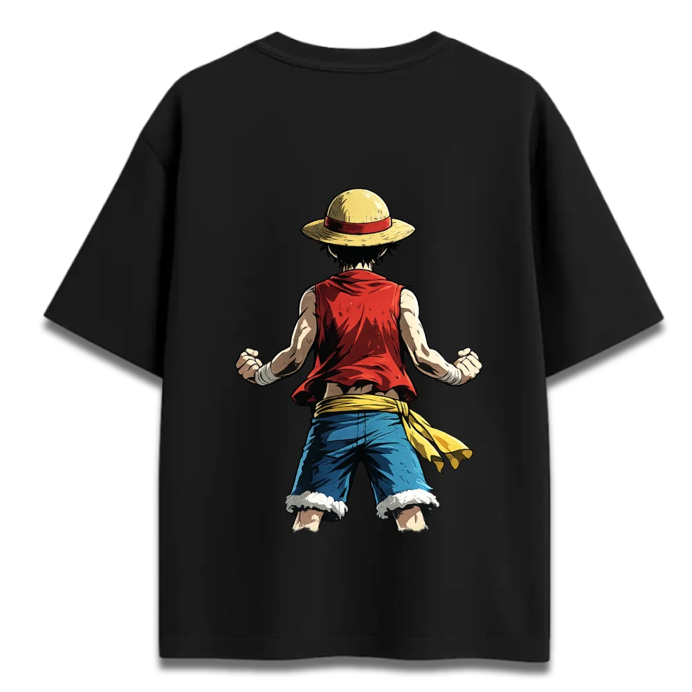 Oversized Graphic T-Shirt | One Piece Resolve Design | Premium 260 GSM Cotton Streetwear India