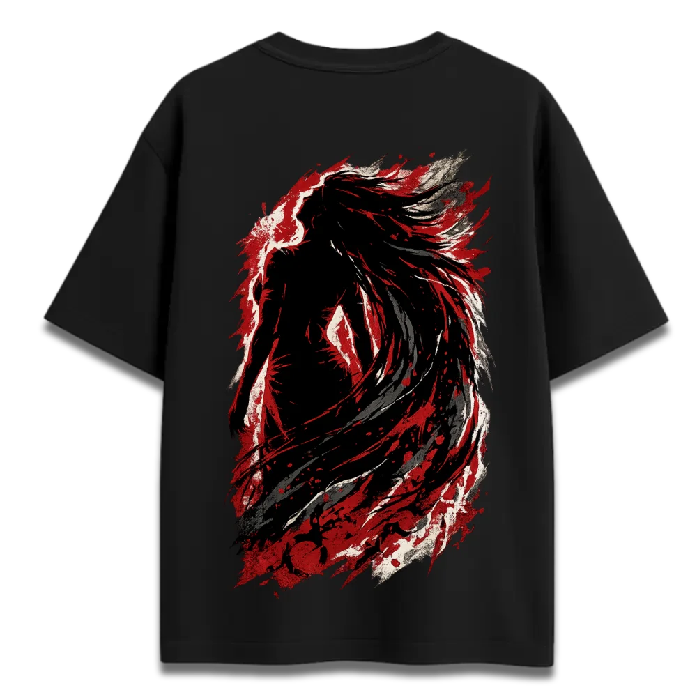 Oversized Graphic T-Shirt | Mahabharat Draupadi Design | Premium 260 GSM Cotton Streetwear India
