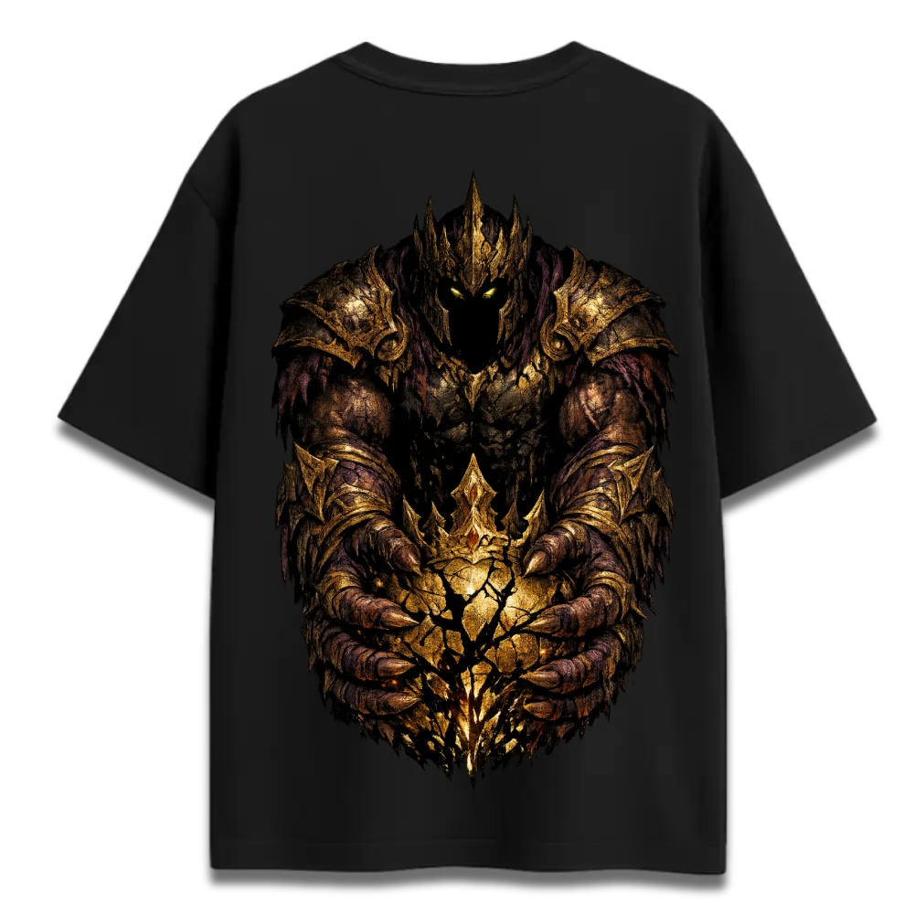 Oversized Graphic T-Shirt | Mahabharat Duryodhan Design | Premium 260 GSM Cotton Streetwear India