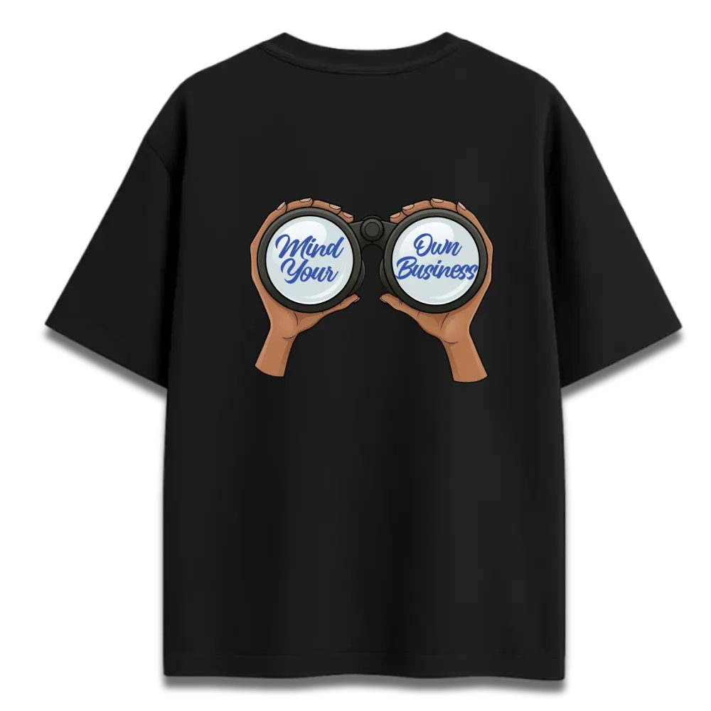 Oversized Graphic T-Shirt | MYOB by Shruti Salve | Premium 260 GSM Cotton Streetwear India