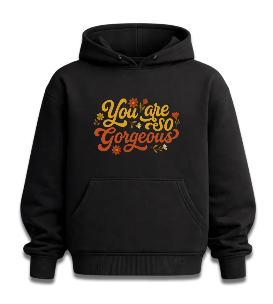 Oversized Graphic T-Shirt | You Are Gorgeous Design | Premium 260 GSM Cotton Streetwear India